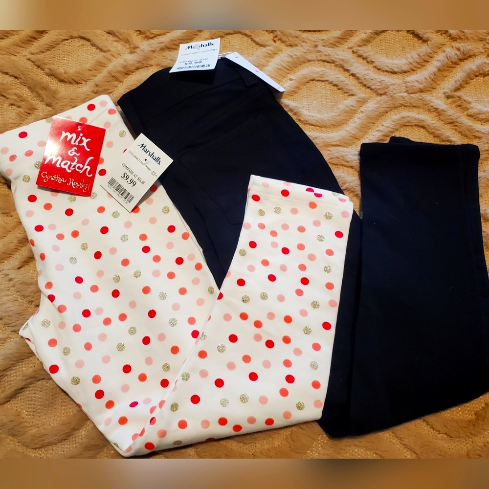 Two girls leggings